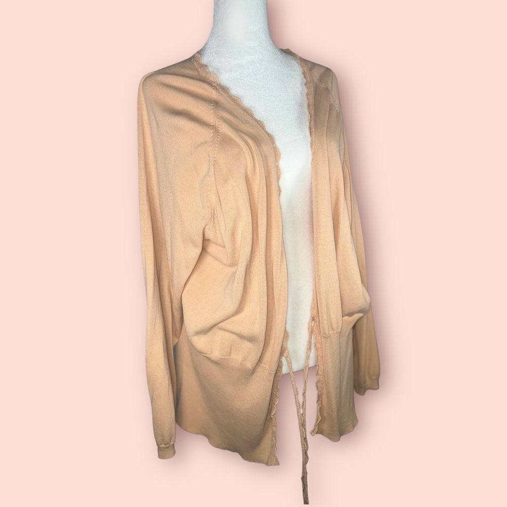 Lane Bryant 🥳 2/$15 OR 3/$20 🥳 Light Orange Cardigan - Picture 2 of 9